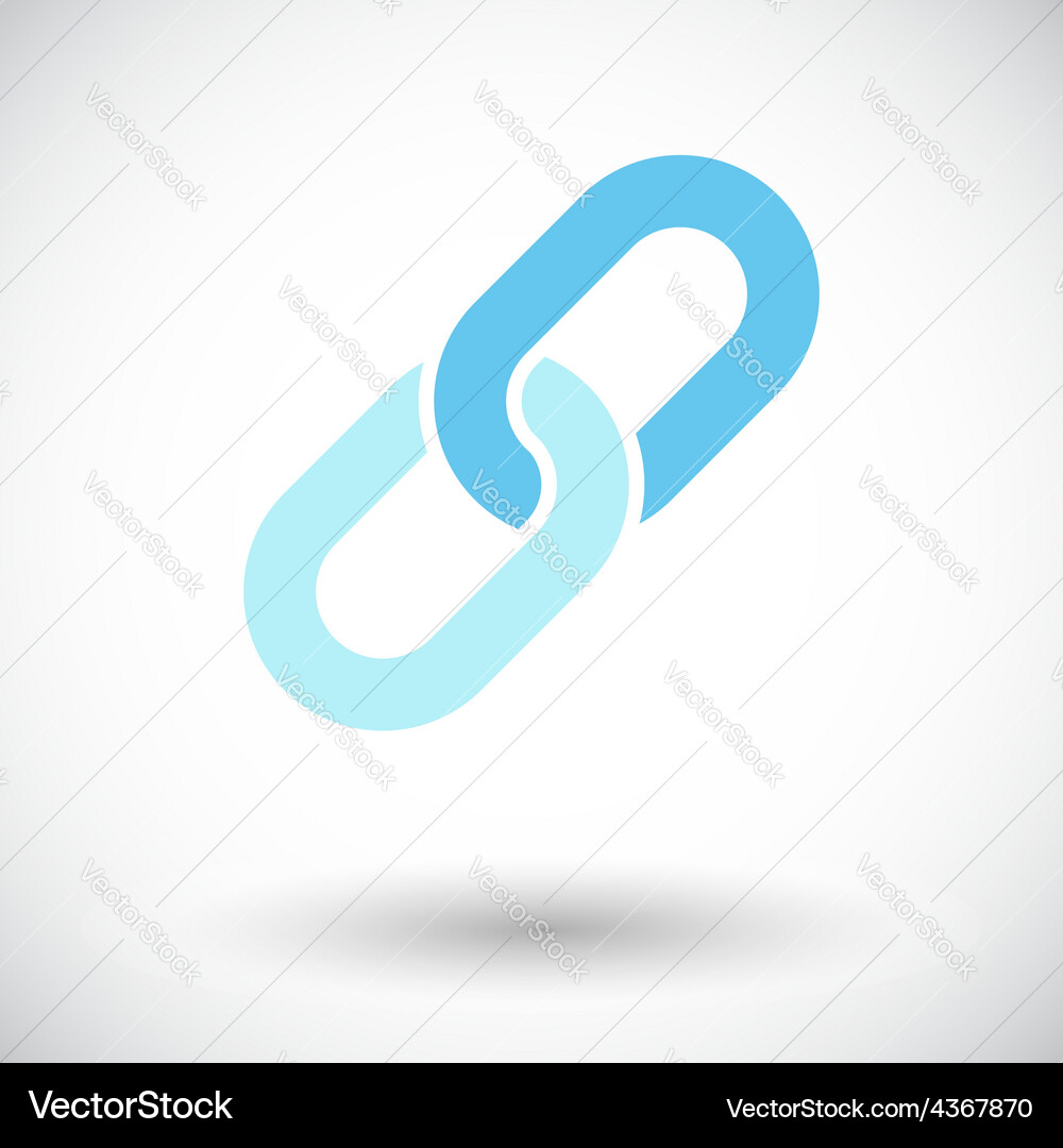 Linked Icon - Connection Symbol Vector Image
