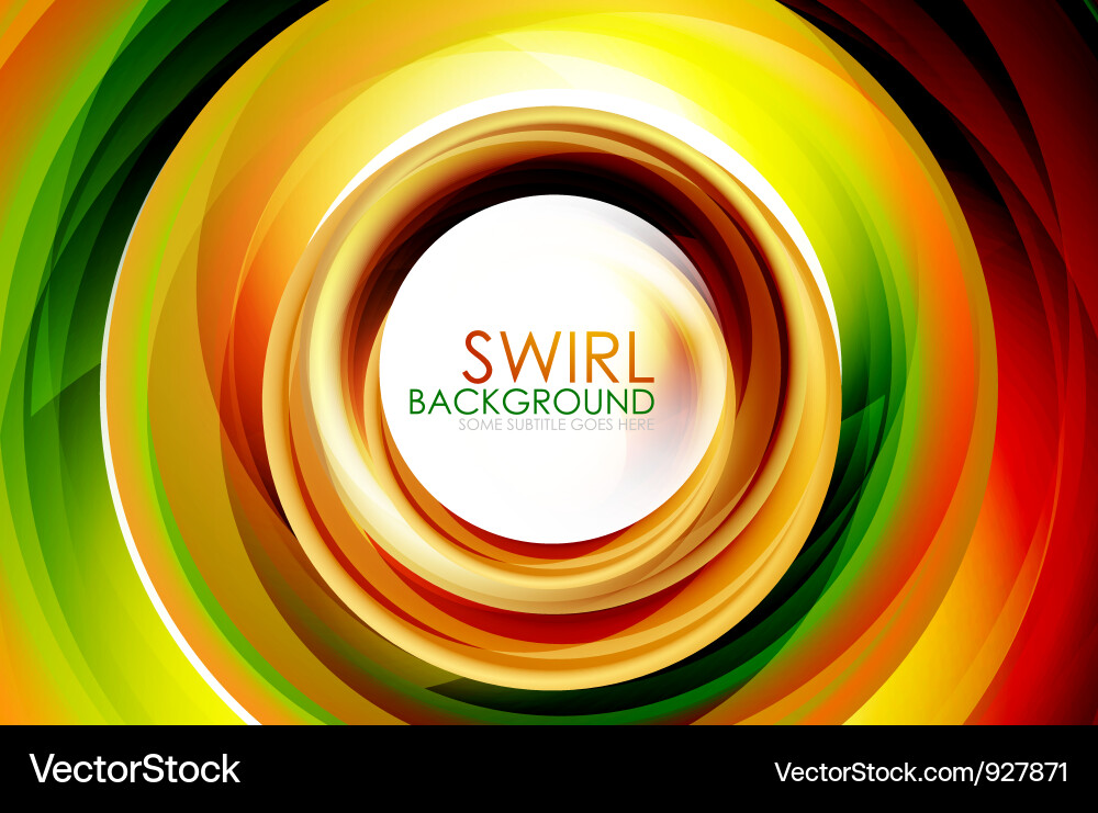 Abstract Swirl Gradient Background vector image