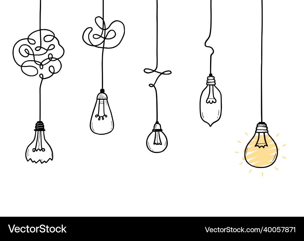 Concept of simplifying complex confuse problem Concept of simplifying complex confuse problem vector image