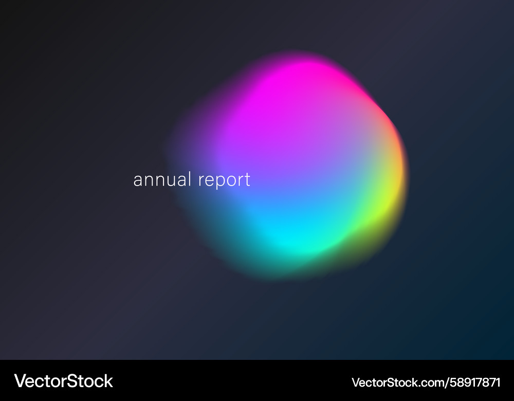 Dark abstract gradient blur background Vector Image