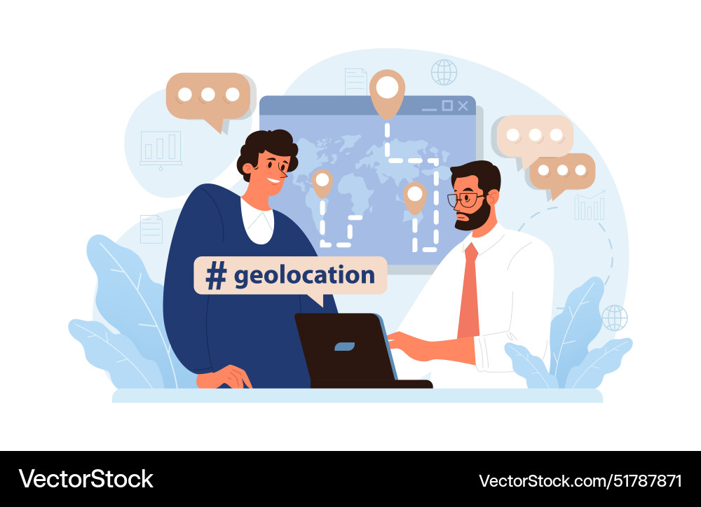 Geolocation pin location point character using Vector Image