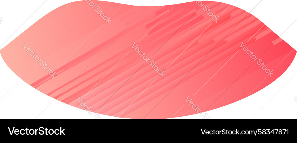 Red Gradient Fluid Shape Vector Image