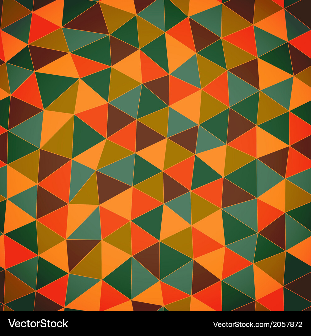 Geometric pattern texture with trianglesmosaic Vector Image