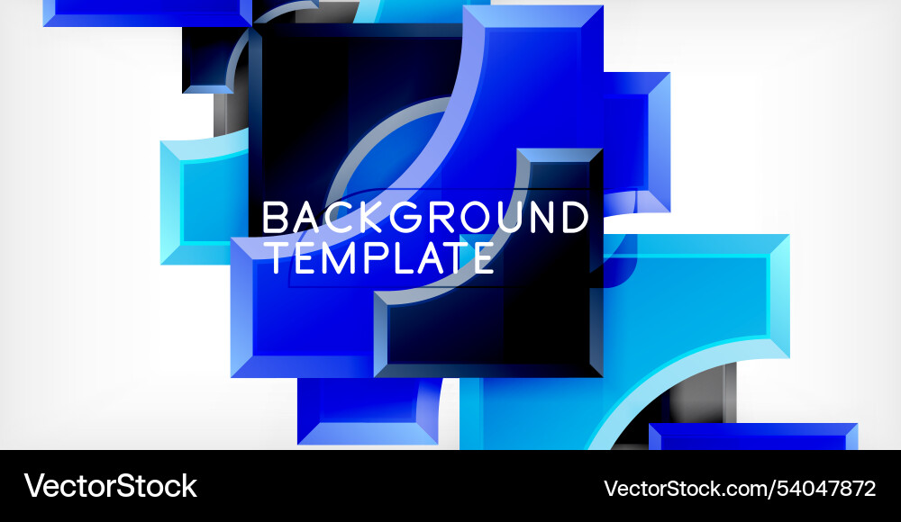 Square arrow shapes with round elements Square arrow shapes with round elements Vector Image