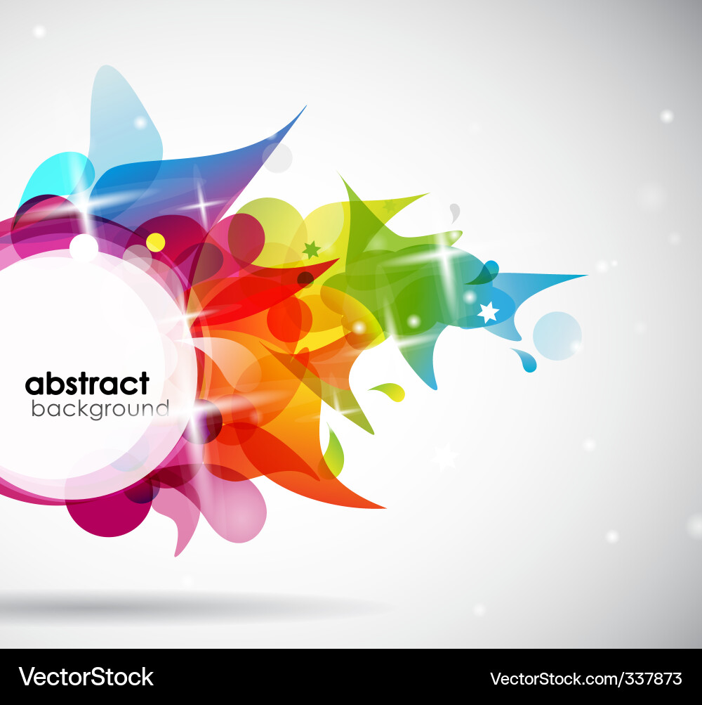 Colorful Abstract Background Vector Image
