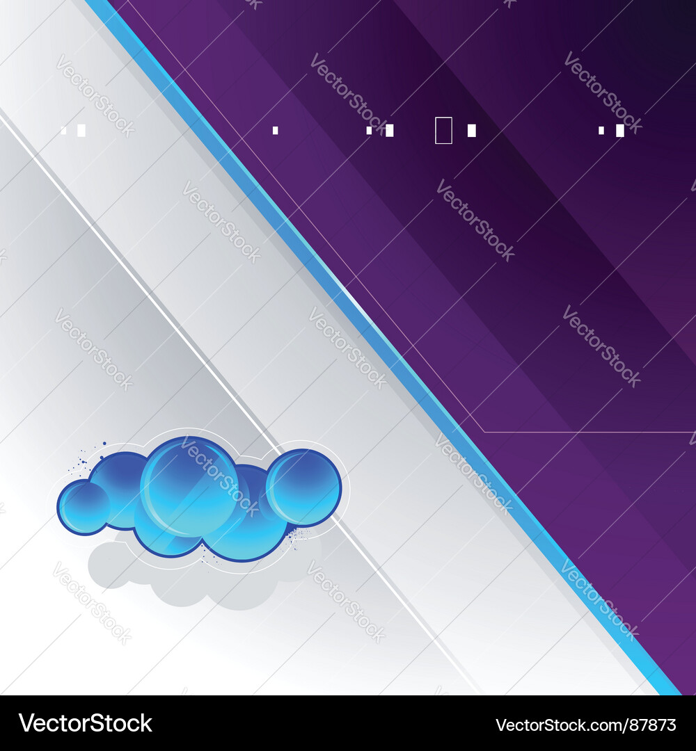 High tech nature background Vector Image