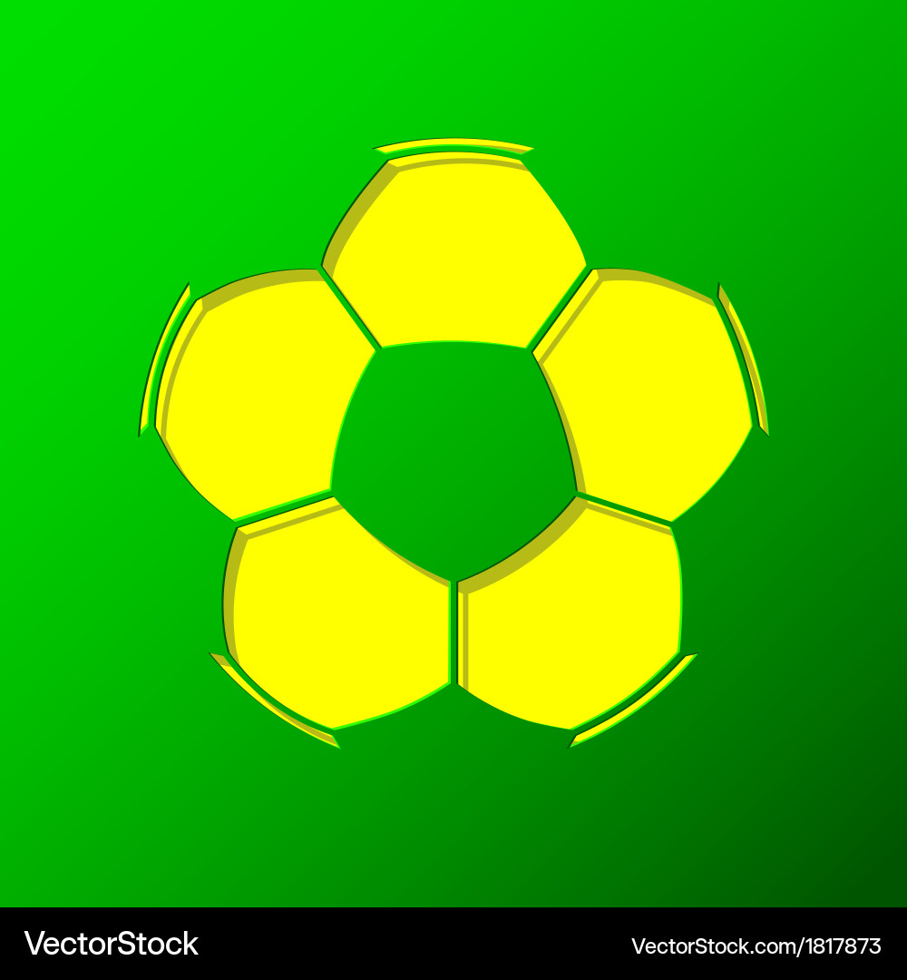 Soccer ball background Royalty Free Vector Image