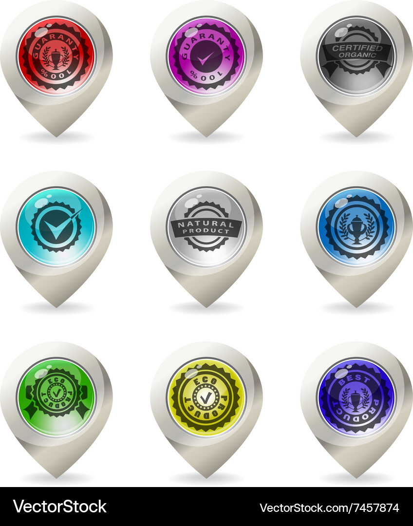 Color map pointer Vector Image