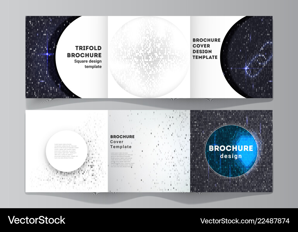 Minimal layout of two square format Minimal layout of two square format Vector Image