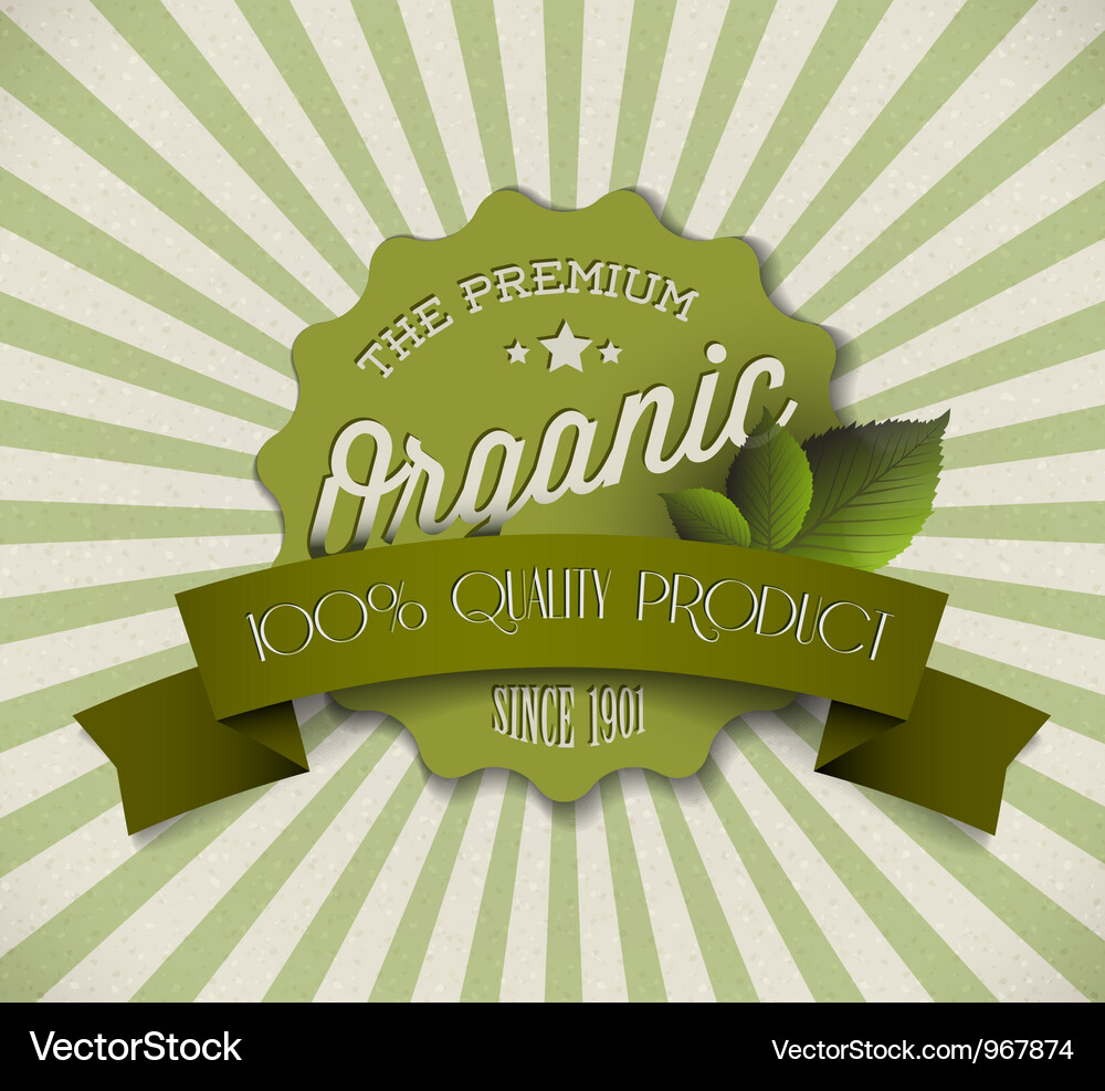 Old round retro Vector Image