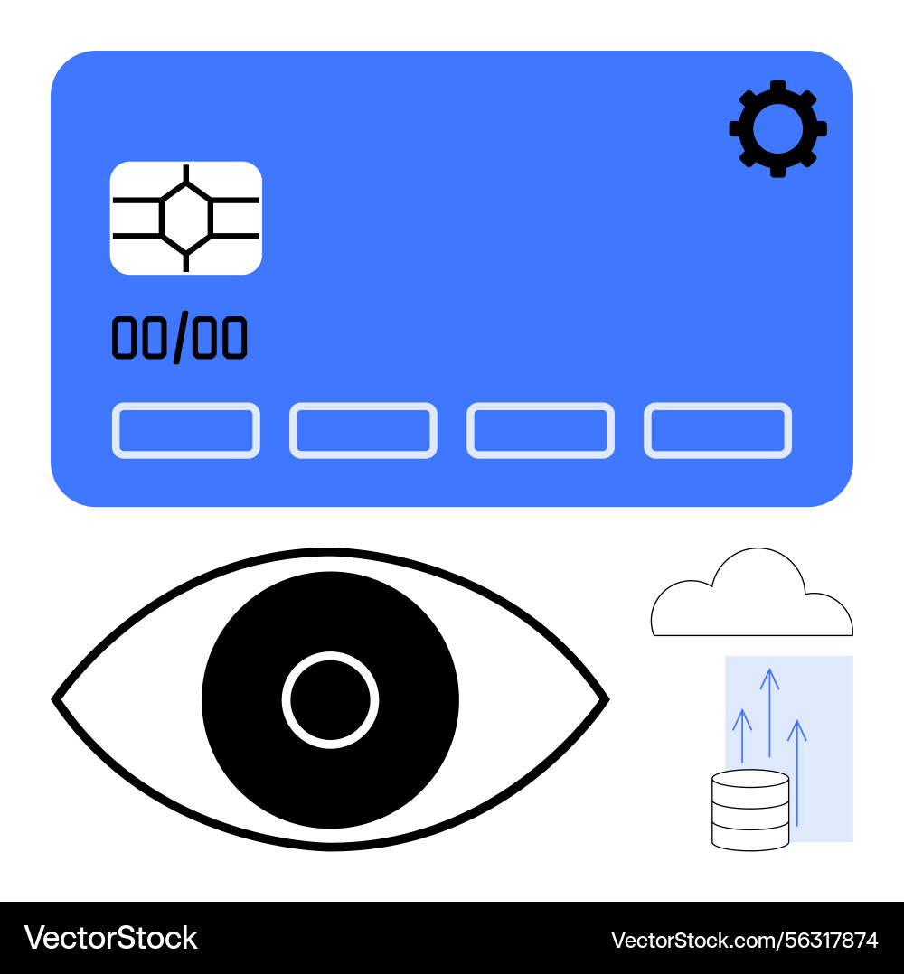 Secure Payment & Data Protection vector image