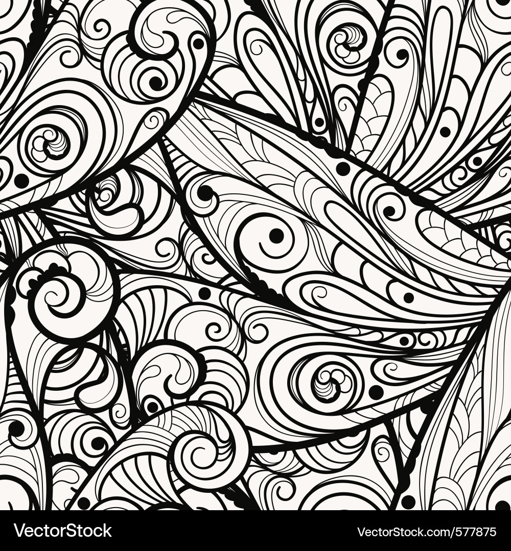 Intricate Swirl Pattern vector image