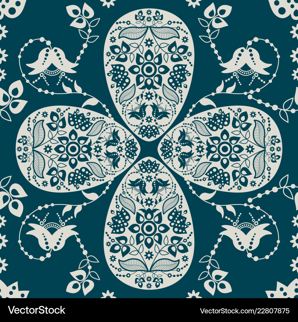 Seamless pattern with decorative elements Seamless pattern with decorative elements vector image