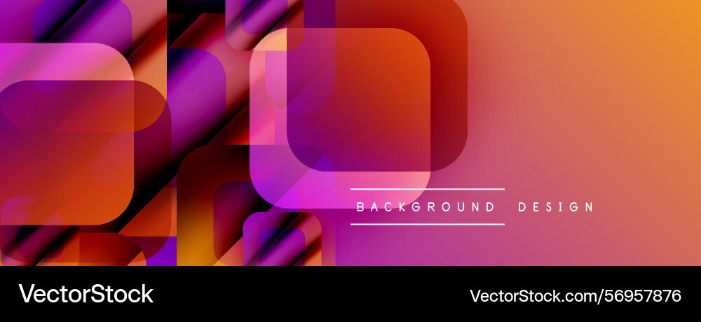 Abstract geometric layers create vibrant gradient Abstract geometric layers create vibrant gradient vector image