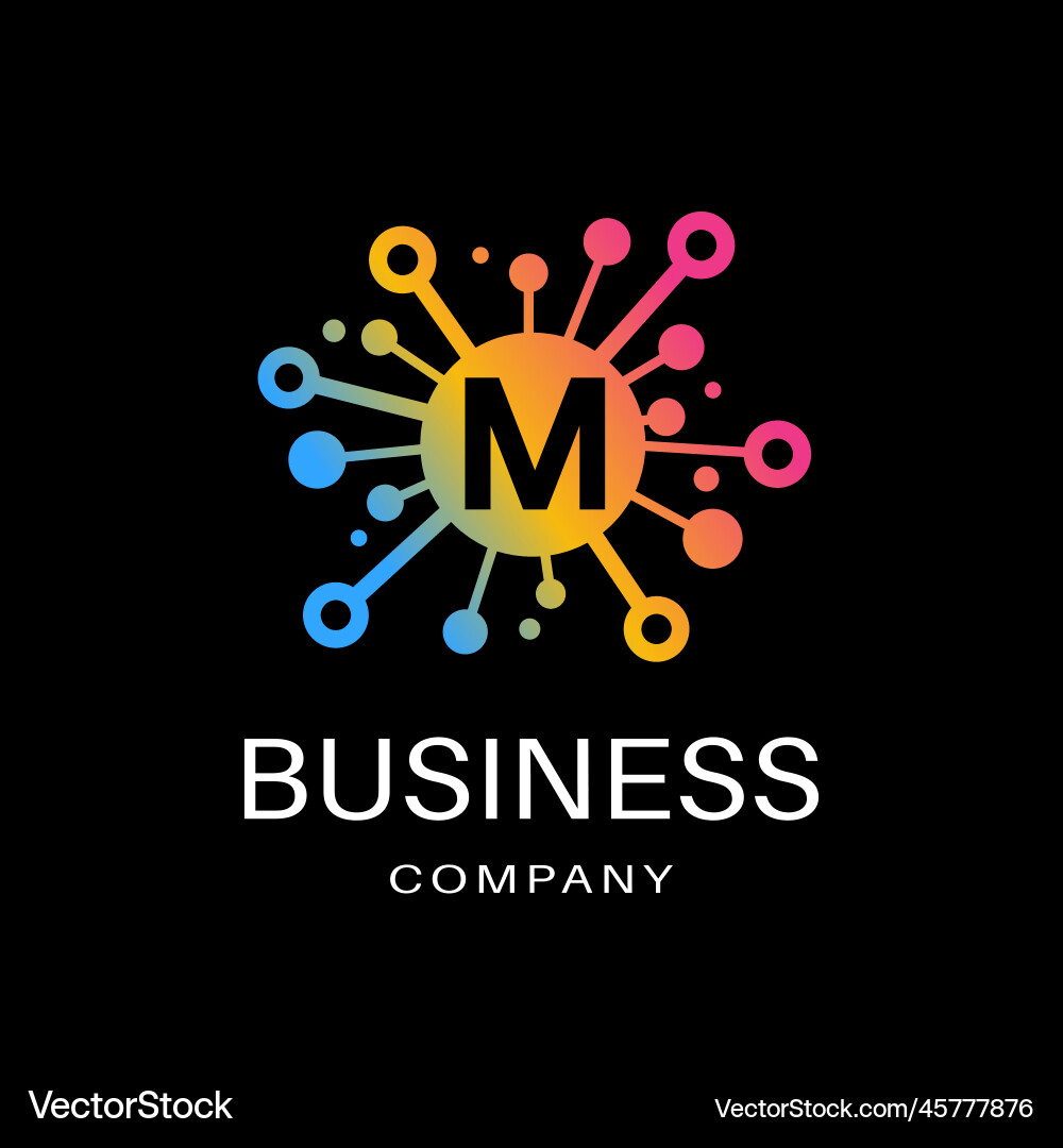 Buchstaben m Netzwerk teilen Symbol Logo Design Element Buchstaben m Netzwerk teilen Symbol Logo Design Element vektorbild