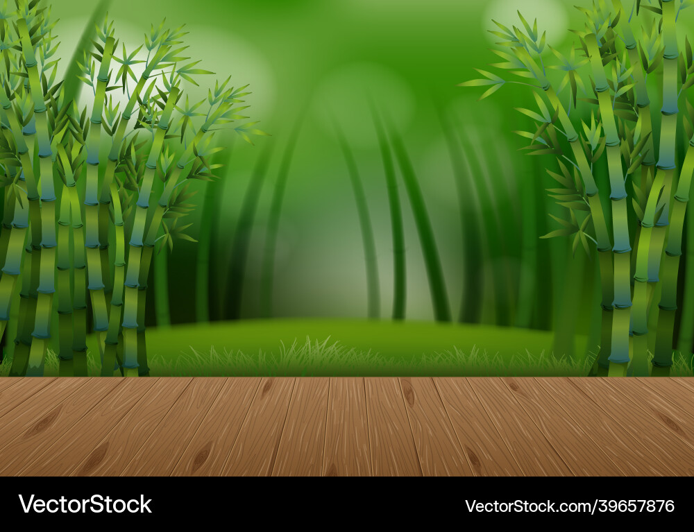 Empty nature landscape scene with blur background Empty nature landscape scene with blur background vector image