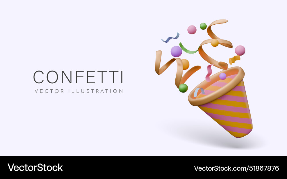 Realistic firecracker cone with different types Realistic firecracker cone with different types vector image
