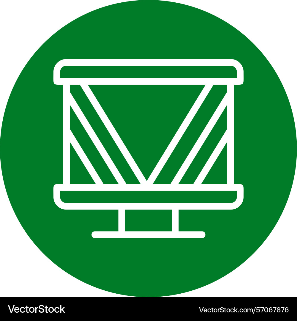 Slide background line circle style icon design Vector Image