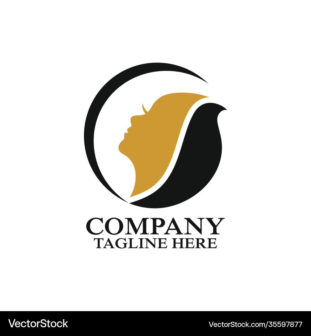 Elegante Dove Schönheit Logo vektorbild