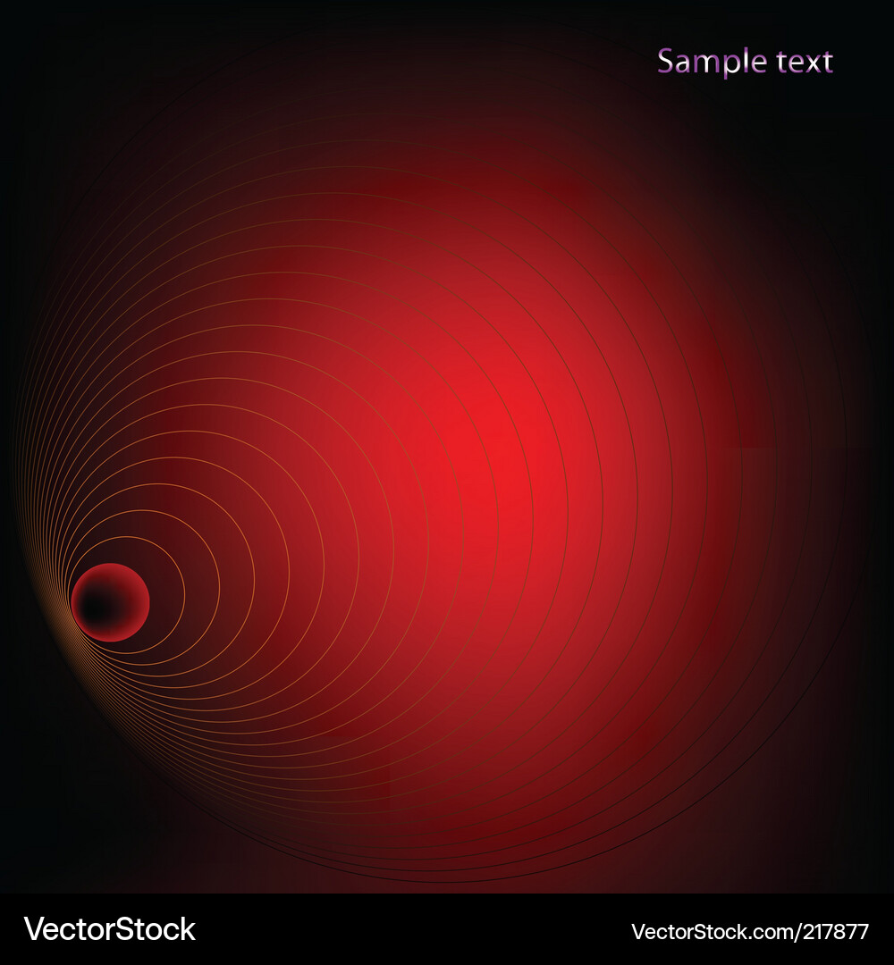 Spatial circles Vector Image