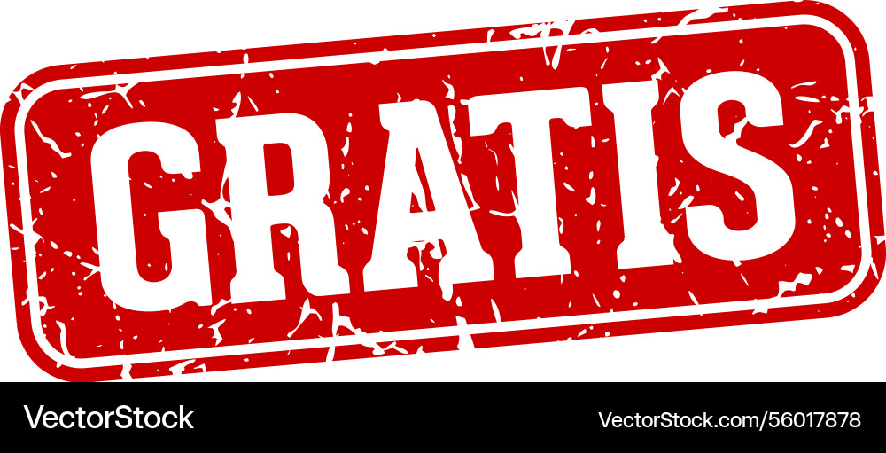 Gratis rectangular sign stamp Royalty Free Vector Image