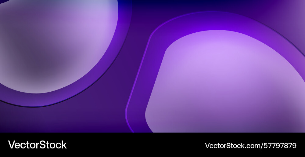 Abstract purple shapes overlap creating smooth Abstract purple shapes overlap creating smooth Vector Image