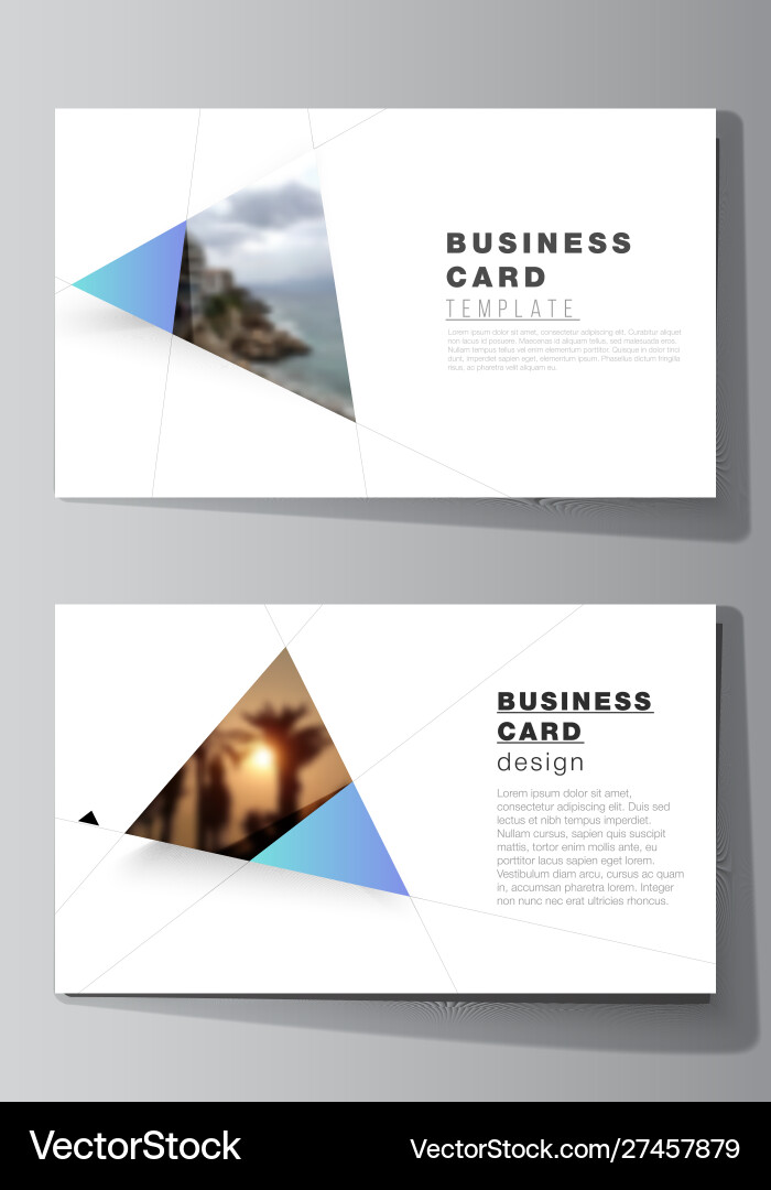 Minimalistic abstract layout two Vector Image