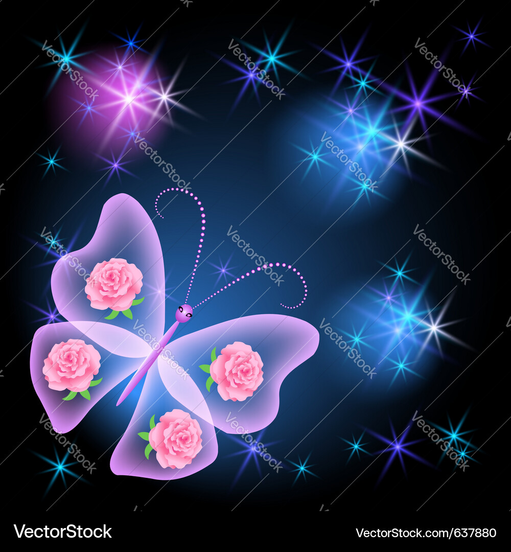 Glowing background Vector Image