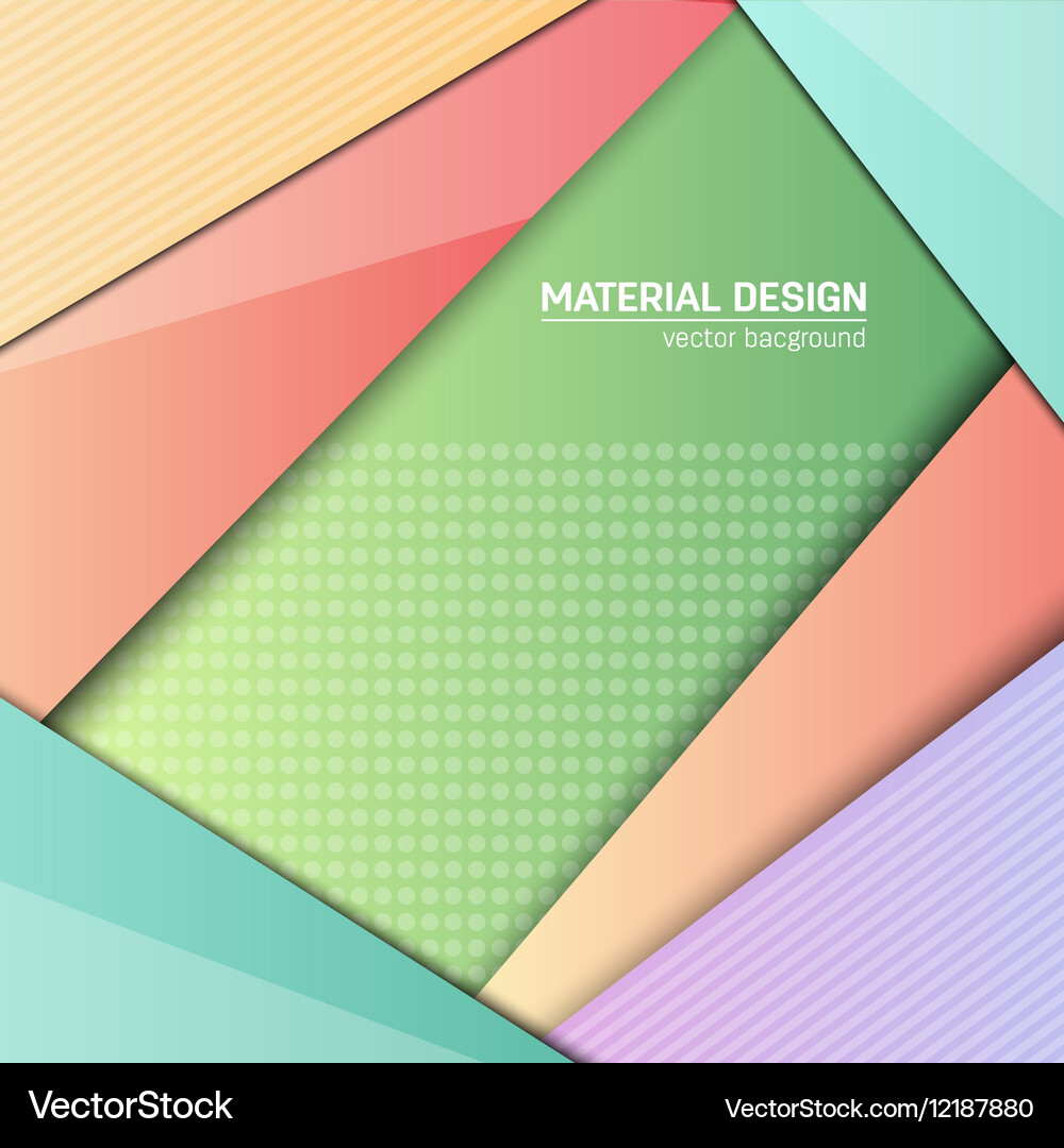 Material design background abstract Vector Image