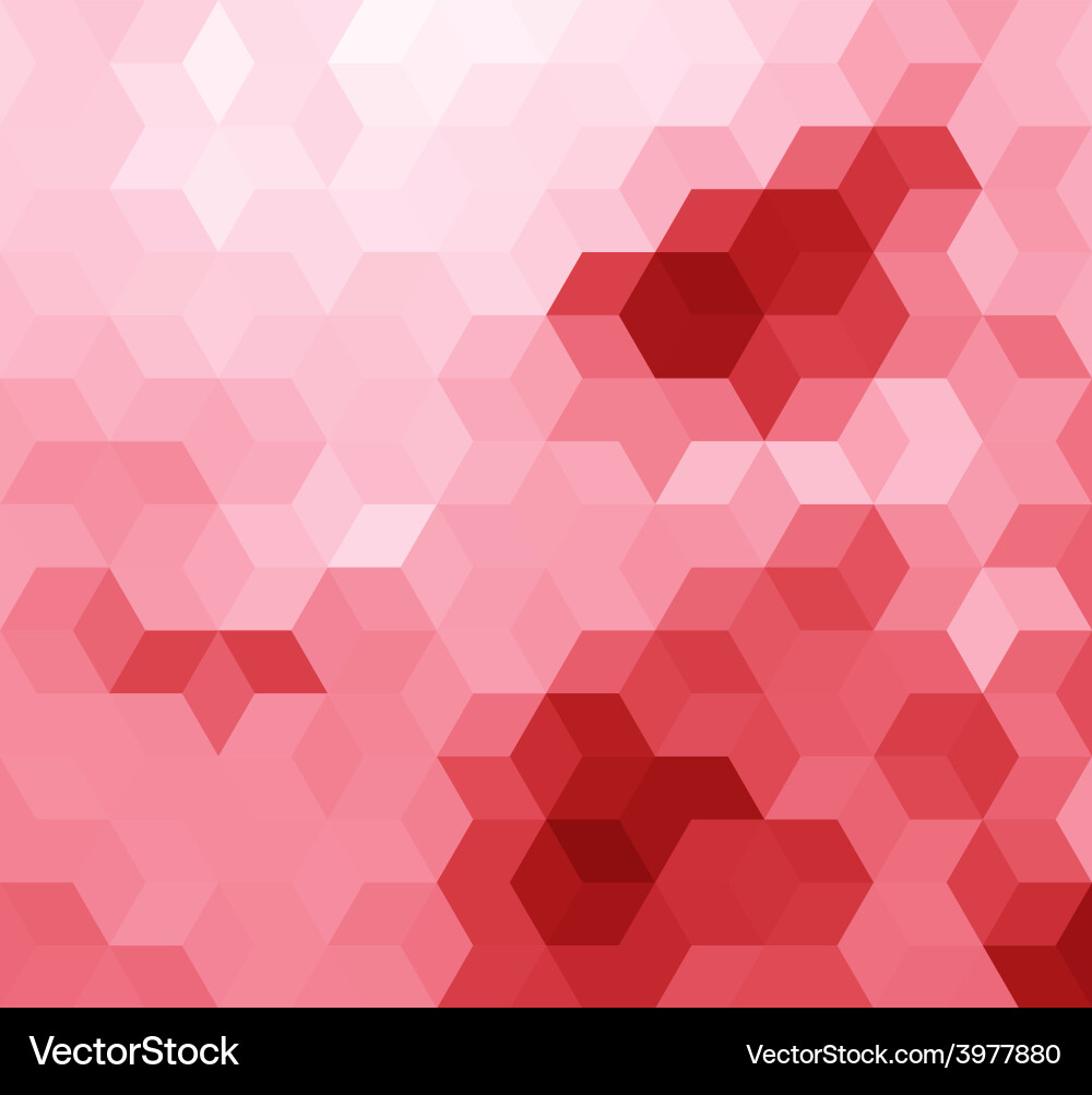 Red triangle abstract background Vector Image