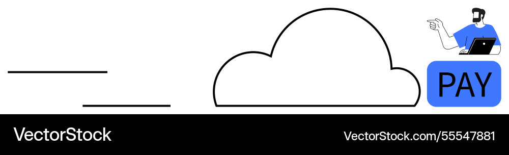 Digital payment process in cloud computing Digital payment process in cloud computing Vector Image