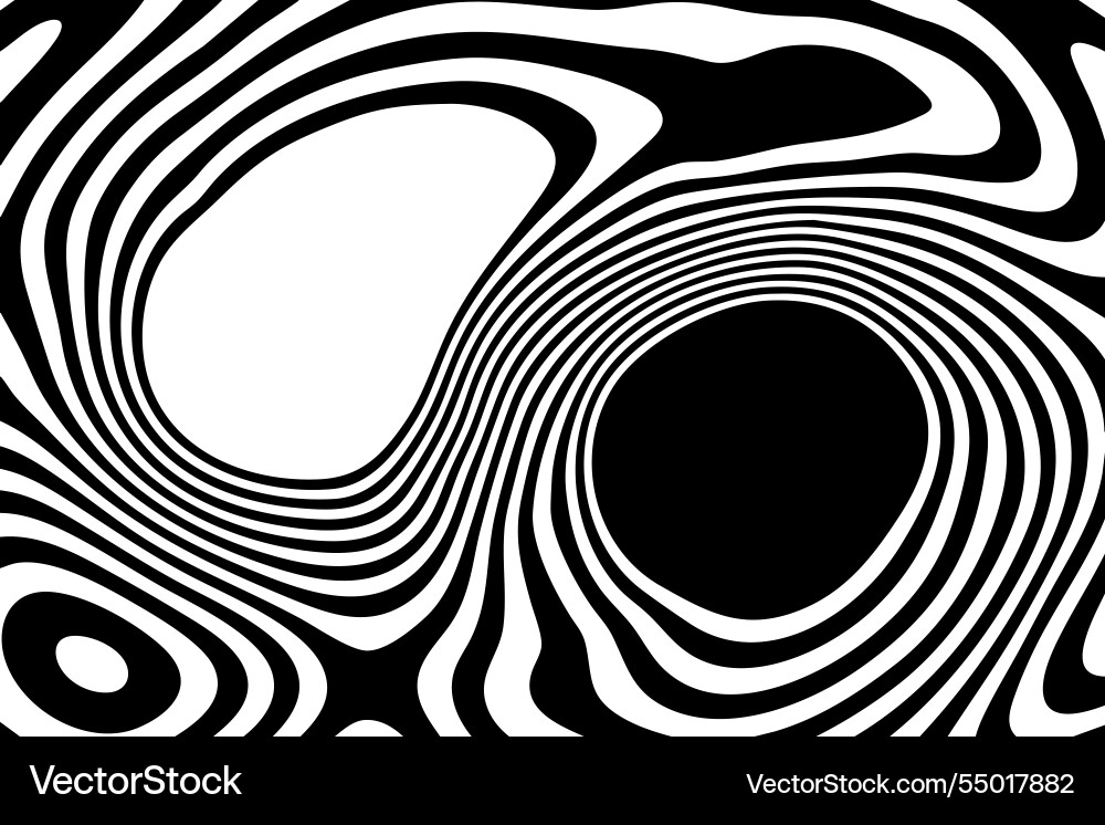 Black and white with wavy lines pattern abstract Black and white with wavy lines pattern abstract vector image