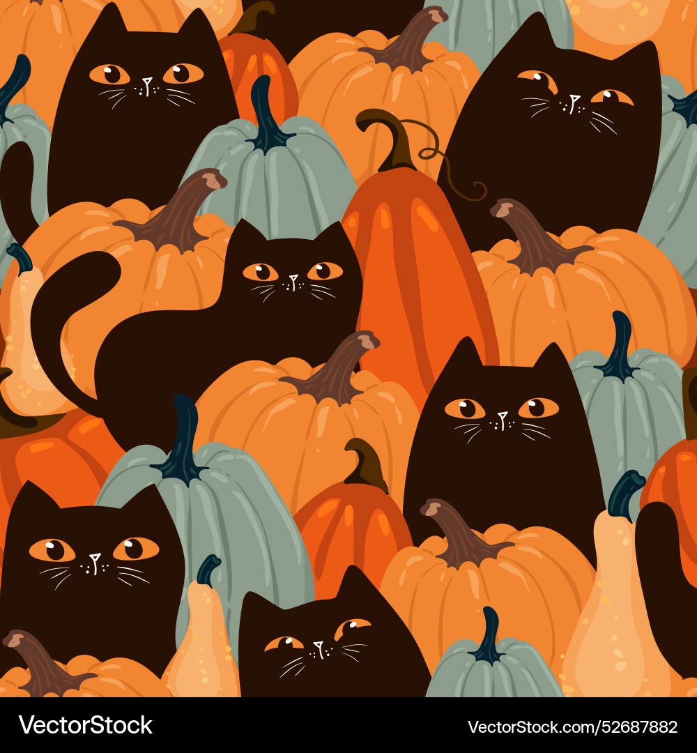 Halloween Hintergrund nahtloses Muster mit schwarz Halloween Hintergrund nahtloses Muster mit schwarz vektorbild
