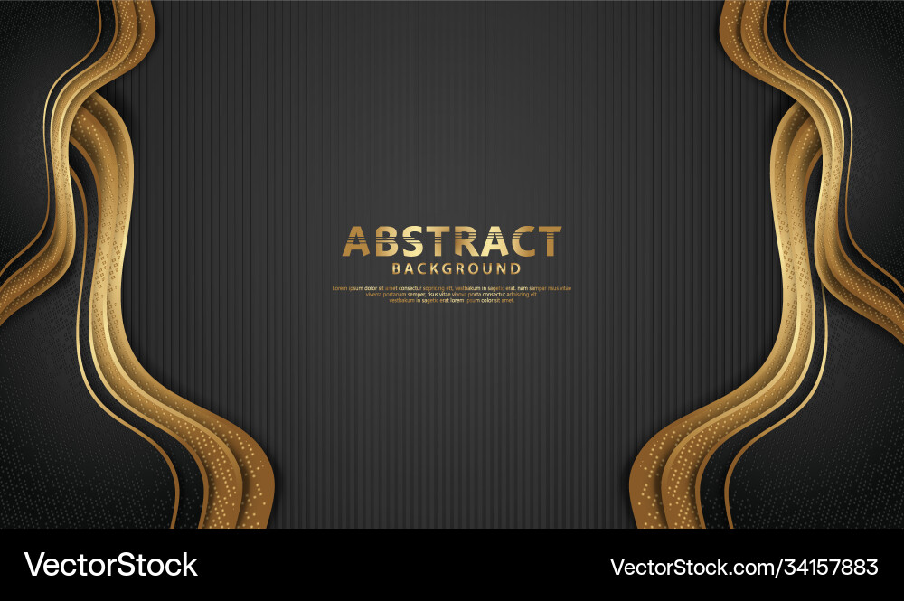Luxury and elegant wave abstract overlap layer vector image