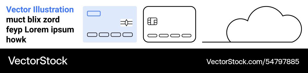 Modern cloud computing icons with networking Modern cloud computing icons with networking vector image
