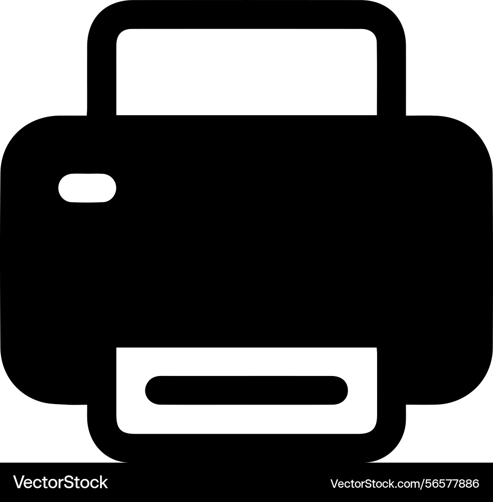 Computer printer icon symbol image Computer printer icon symbol image vector image