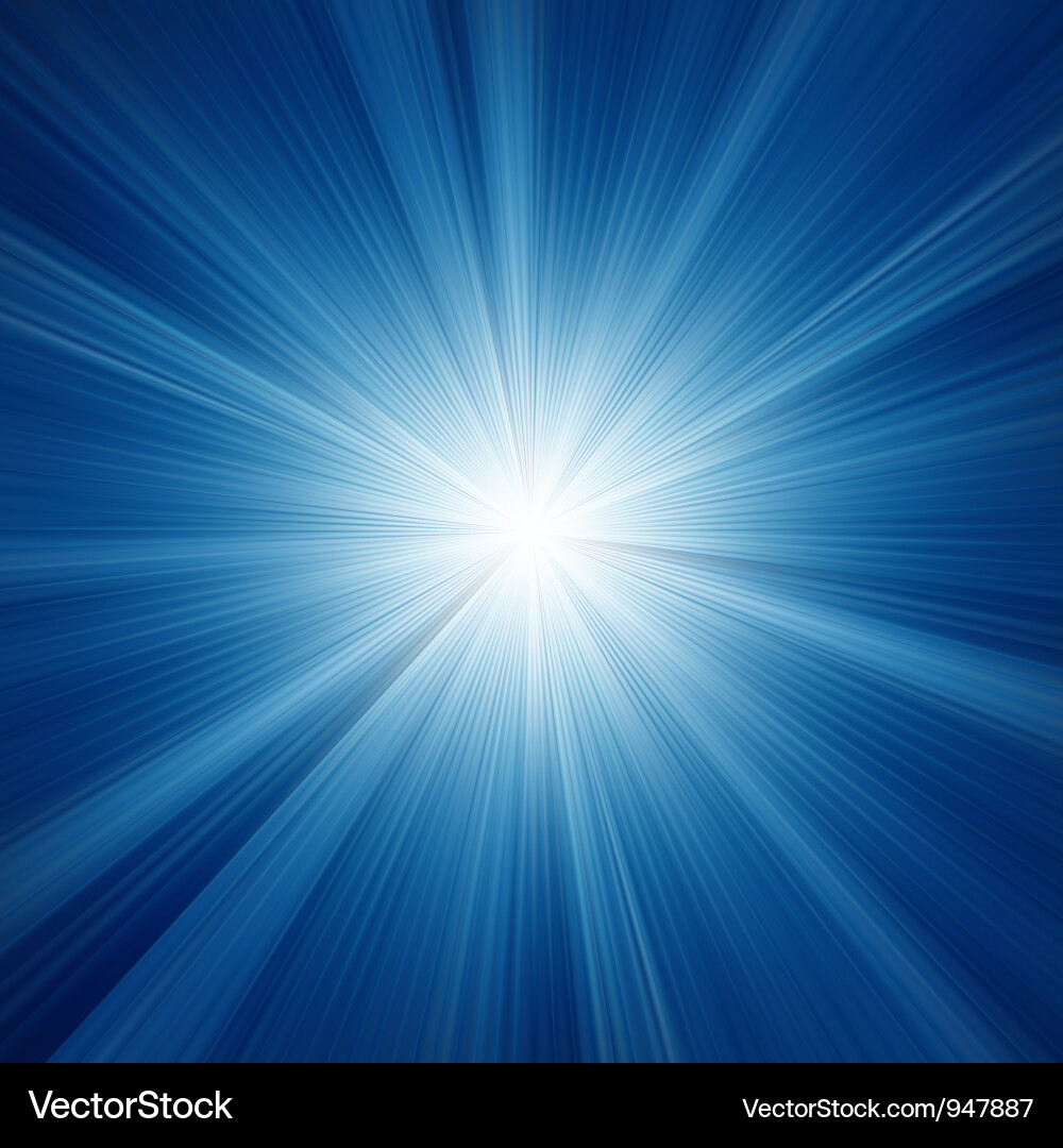Dynamic Light Burst Background Vector Image