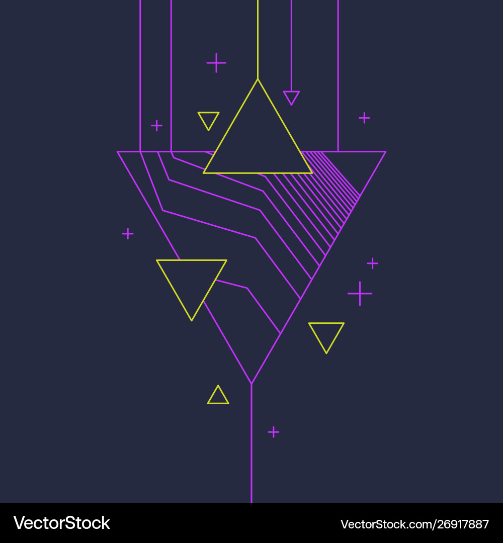 Modern Geometric Background vector image