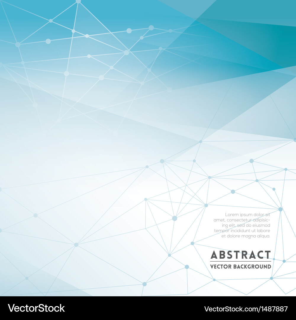 Modern Network Connection Background Vector Image
