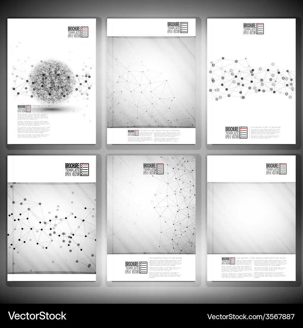 Molecule structure interconnection network Vector Image