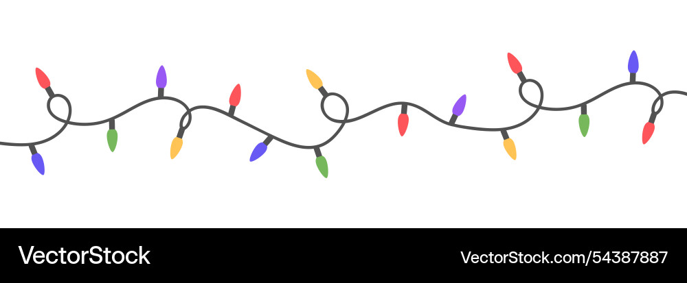 Weihnachten helle Farblichter auf weißem Hintergrund Weihnachten helle Farblichter auf weißem Hintergrund vektorbild
