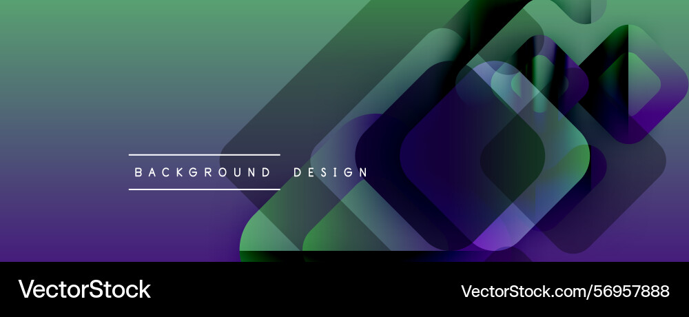 Abstract gradient background overlapping squares Abstract gradient background overlapping squares vector image