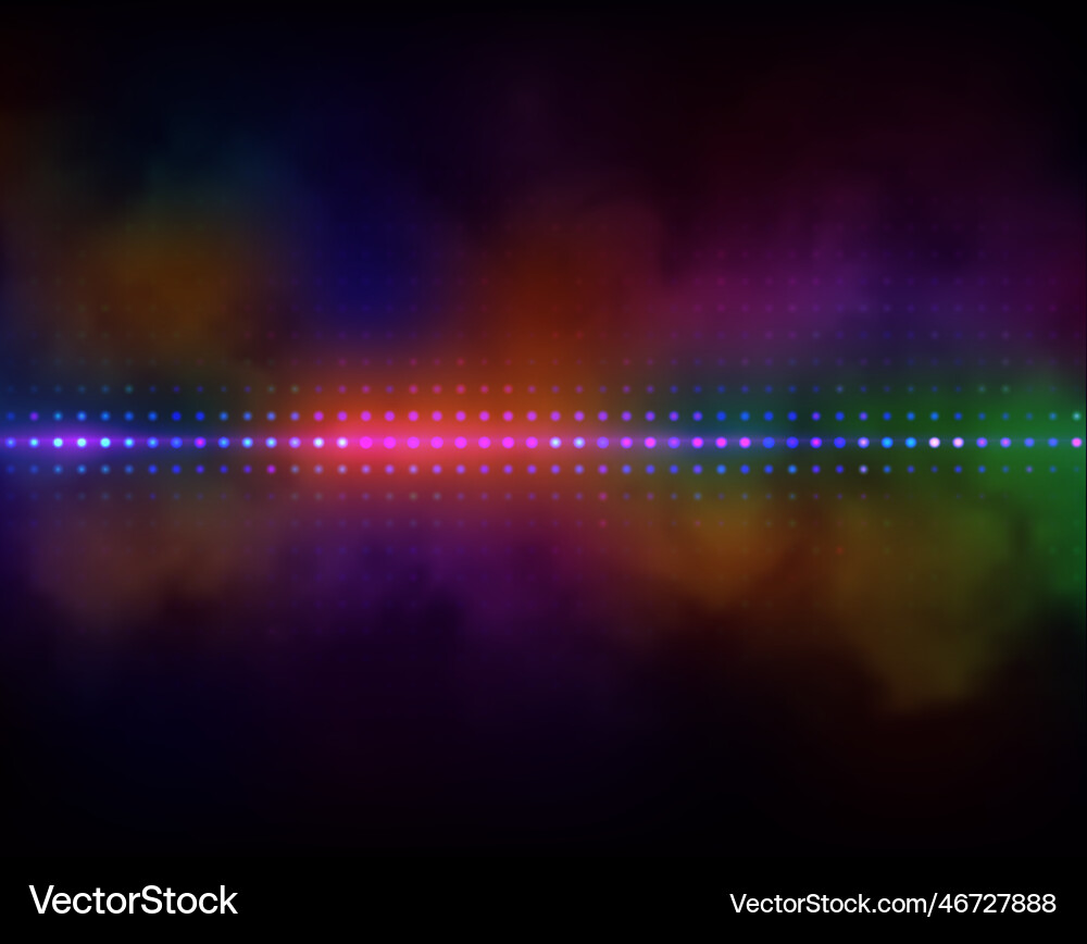 Lights and led display abstract party background vector image