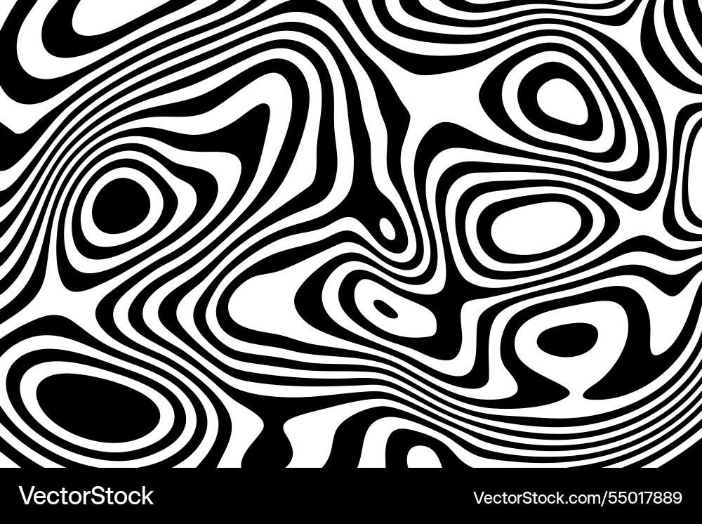 Abstrakter Hintergrund mit hypnotischen welligen Linien Abstrakter Hintergrund mit hypnotischen welligen Linien vektorbild