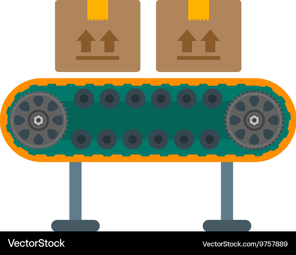 Assembly line Vector Image