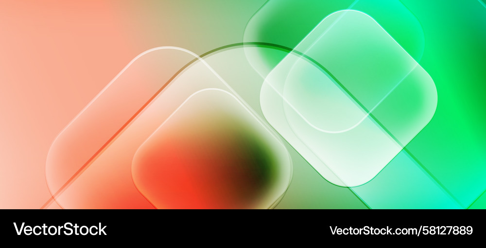 Rounded Gradient Abstract Background Vector Image