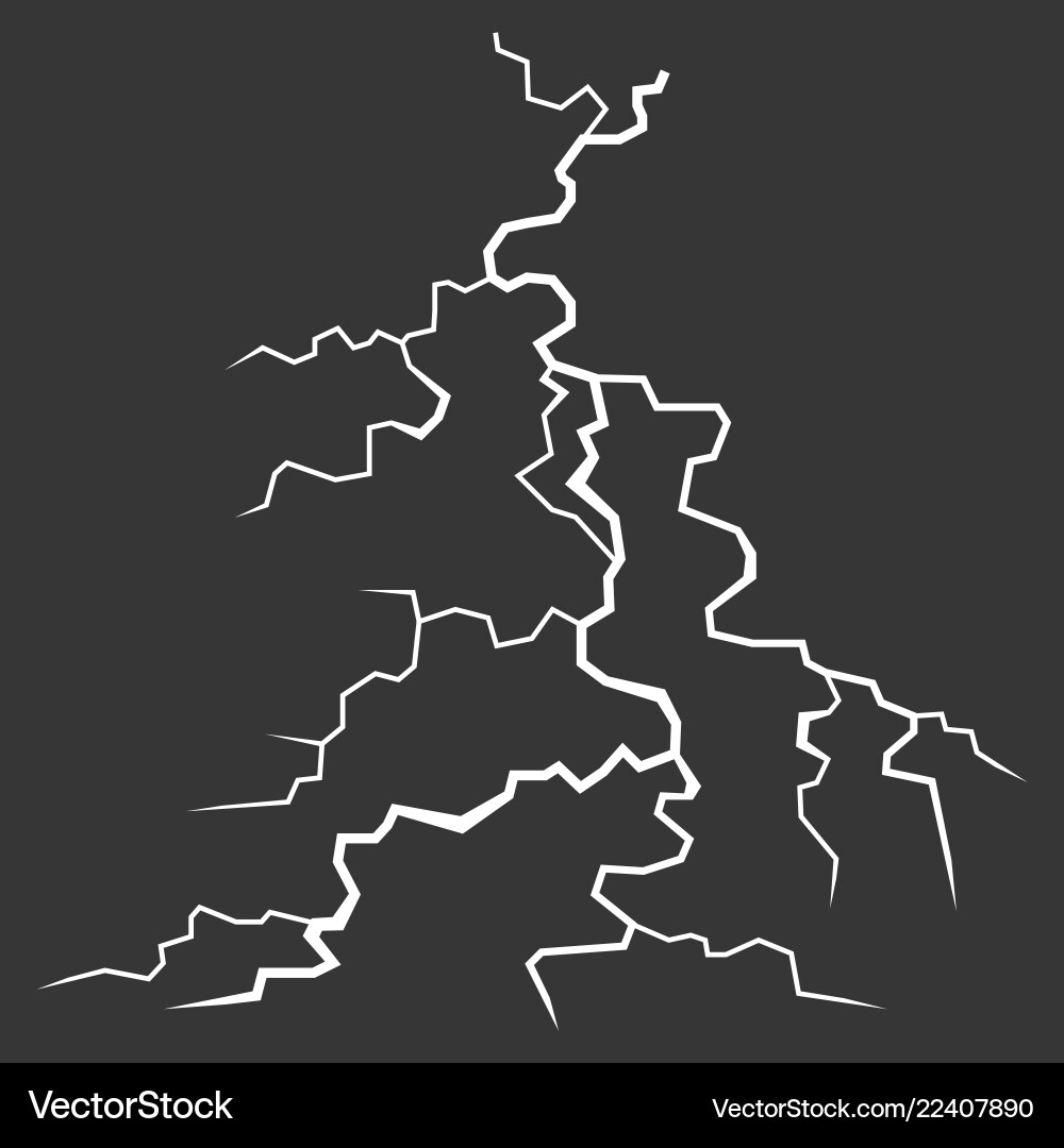 Dramatic Lightning Bolt Royalty Free Vector Image