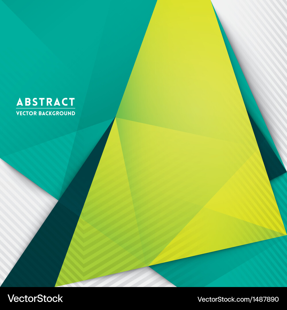 Geometric Triangle Background vector image