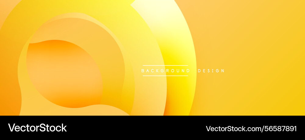 Abstract yellow background overlapping shapes Abstract yellow background overlapping shapes vector image