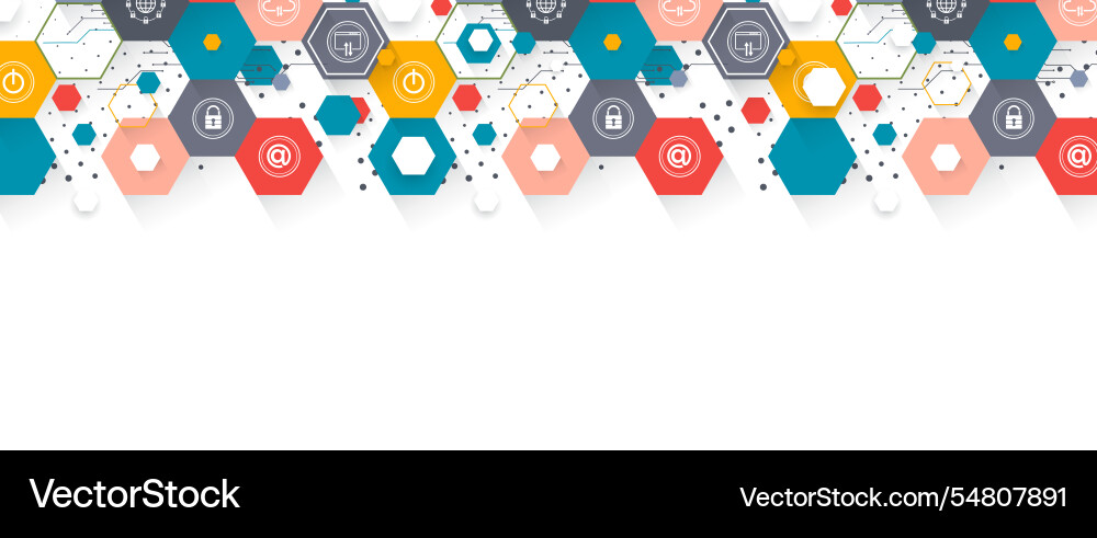 Geometric hexagon abstract background with simple Geometric hexagon abstract background with simple vector image